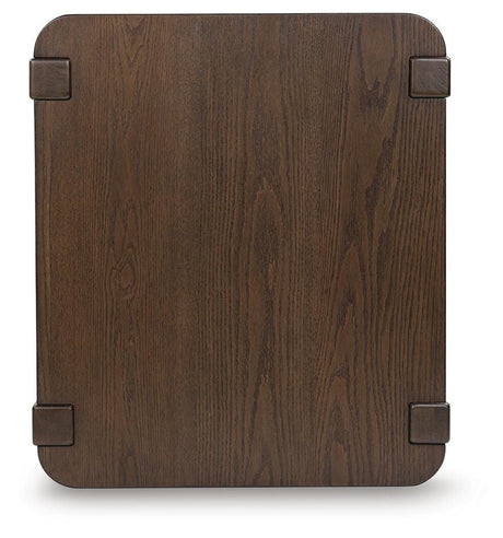 Breckington Dark Brown End Table view 6