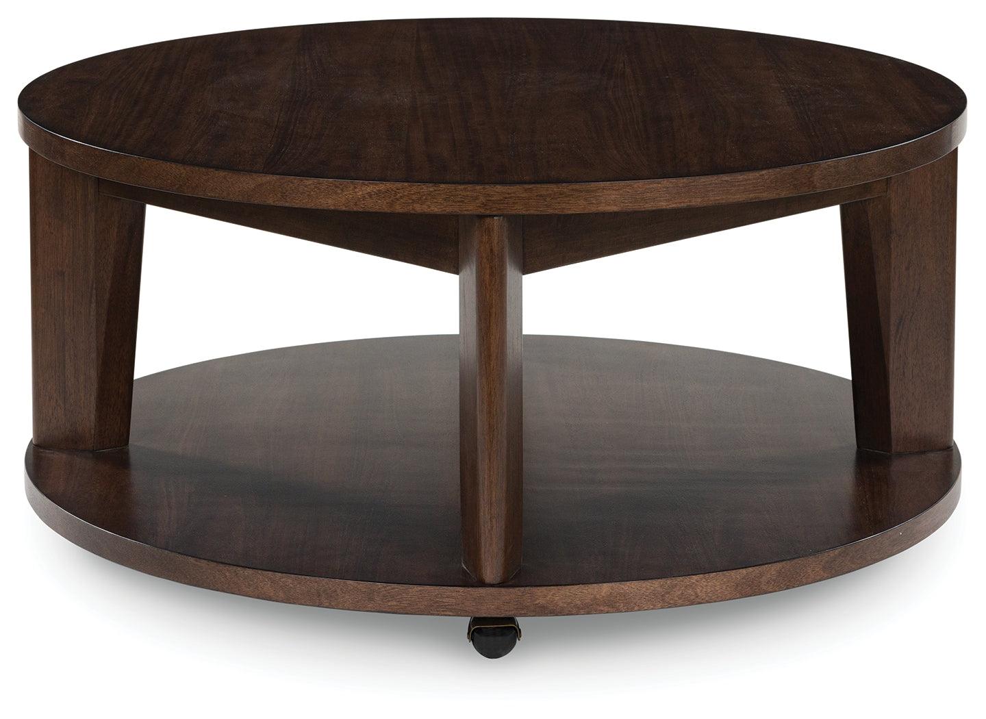 Korestone 2 Dark Brown Coffee Table