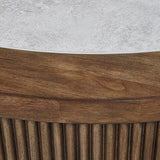 Hadonna Brown Coffee Table finish detail
