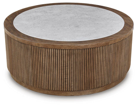 Hadonna Brown Coffee Table view 2