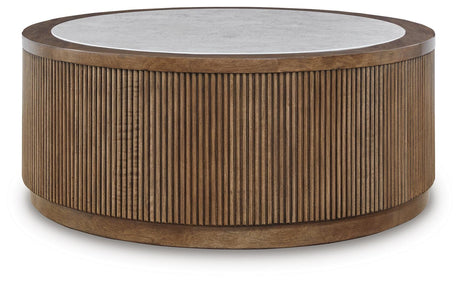 Hadonna Brown Coffee Table view 3