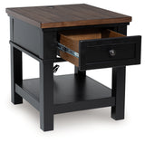 Wildenauer Brown/Black End Table