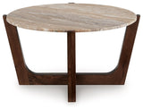 Tanidore Warm Brown Coffee Table
