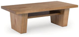 Kristiland Light Brown Coffee Table with 2 End Tables