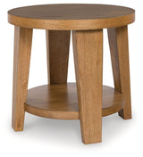 Kristiland Light Brown Coffee Table with 2 End Tables