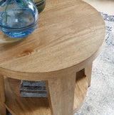 Kristiland Light Brown Coffee Table with 1 End Table