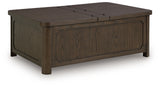 Breckington Dark Brown Coffee Table With Storage