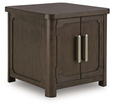 Breckington Dark Brown End Table from Ella Furniture