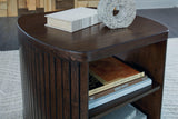Korestone Dark Brown End Table
