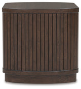 Korestone Dark Brown Coffee Table with 1 End Table
