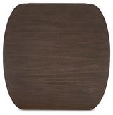 Korestone Dark Brown Coffee Table with 1 End Table