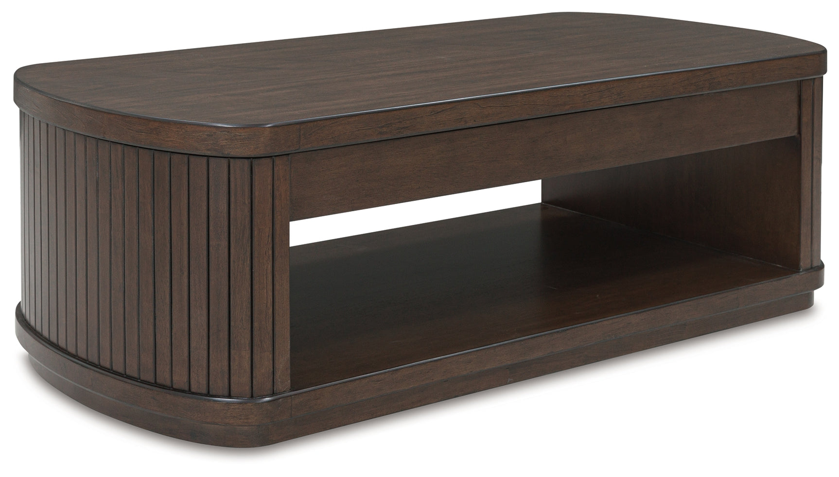 Korestone Dark Brown Coffee Table with 1 End Table