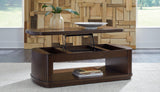 Korestone Dark Brown Lift-Top Coffee Table
