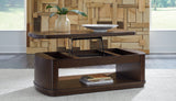 Korestone Dark Brown Coffee Table with 1 End Table