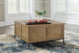 Torlanta Brown Coffee Table with 1 End Table