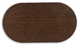 Korestone Dark Brown Coffee Table with 1 End Table view 8
