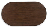 Korestone Dark Brown Coffee Table with 2 End Tables