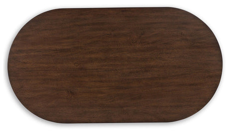 Korestone Dark Brown Coffee Table with 2 End Tables view 8