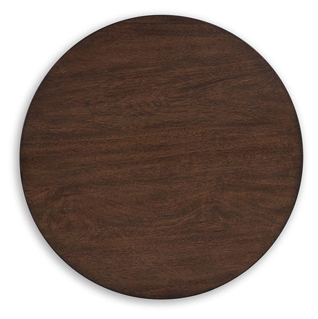 Korestone Dark Brown Coffee Table with 1 End Table view 11