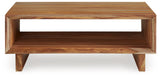 Dressonni Brown Coffee Table with 1 End Table