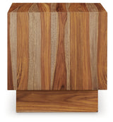 Dressonni Brown Coffee Table with 1 End Table
