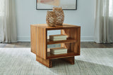 Dressonni Brown Coffee Table with 1 End Table