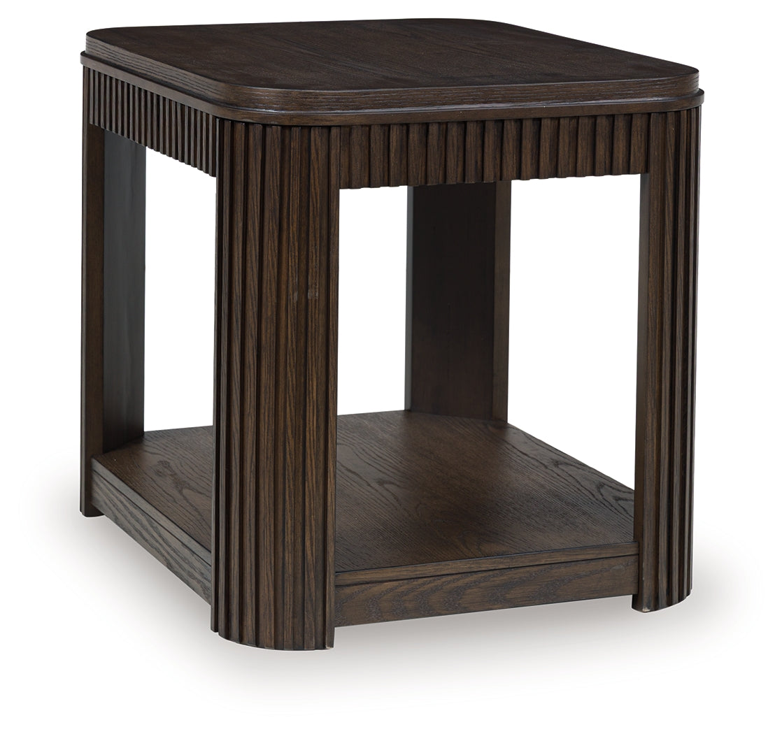 Carlibrie Warm Brown End Table