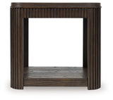 Carlibrie Warm Brown End Table