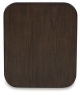 Carlibrie Warm Brown End Table