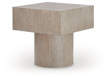 Jorielyn Light Grayish Brown End Table