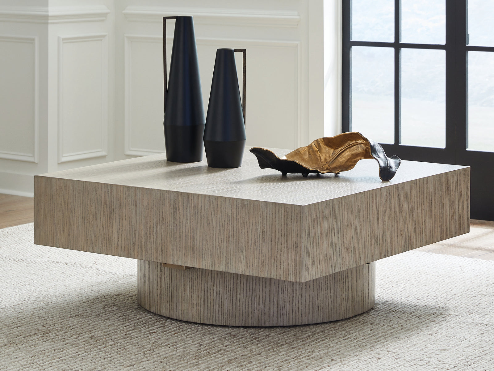 Jorielyn Light Grayish Brown Coffee Table
