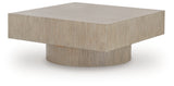 Jorielyn Light Grayish Brown Coffee Table