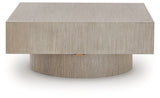Jorielyn Light Grayish Brown Coffee Table