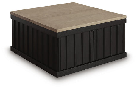 Rylandyn Black/Light Brown Lift-Top Coffee Table from Ella Furniture