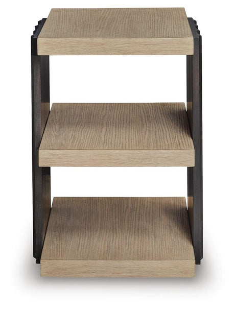 Rylandyn Black/Light Brown End Table view 3