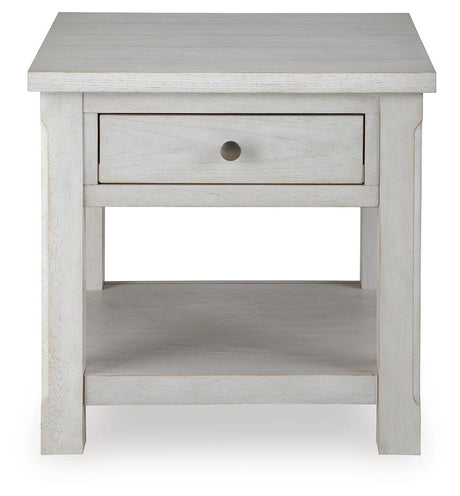 Robbinsdale Antique White End Table view 3