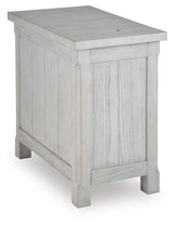 Robbinsdale Antique White Chairside End Table view 5