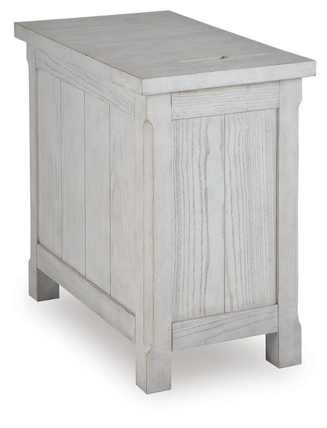 Robbinsdale Antique White Chairside End Table view 5