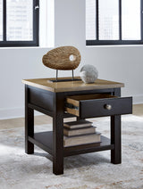 Drazmine Brown End Table