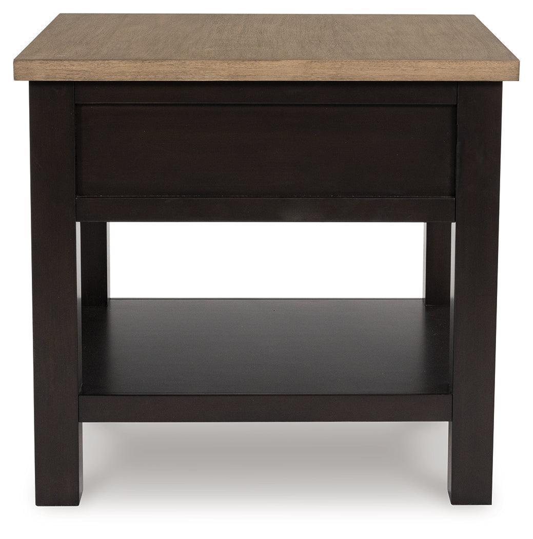 Drazmine Brown End Table