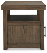 Boardernest Brown End Table - Ella Furniture