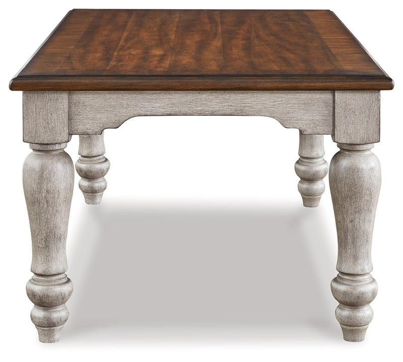 Lodenbay Antique Gray/brown Coffee Table - Ella Furniture