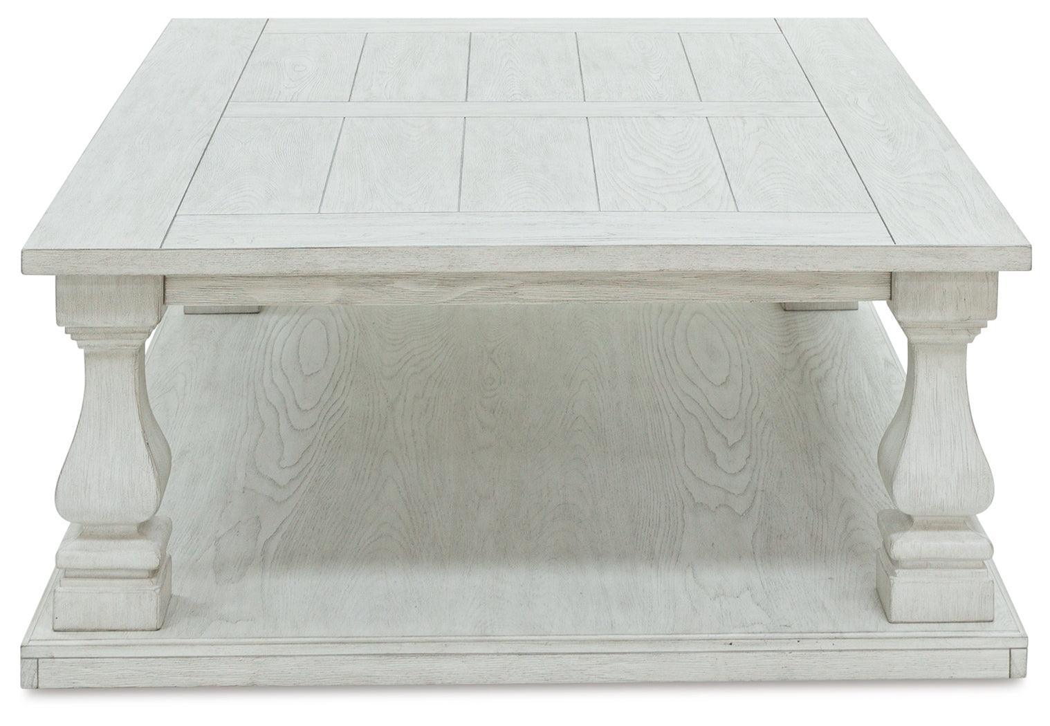 Arlendyne Antique White Coffee Table - Ella Furniture