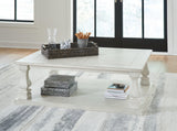 Arlendyne Antique White Coffee Table - Ella Furniture