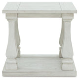 Arlendyne Antique White End Table - Ella Furniture