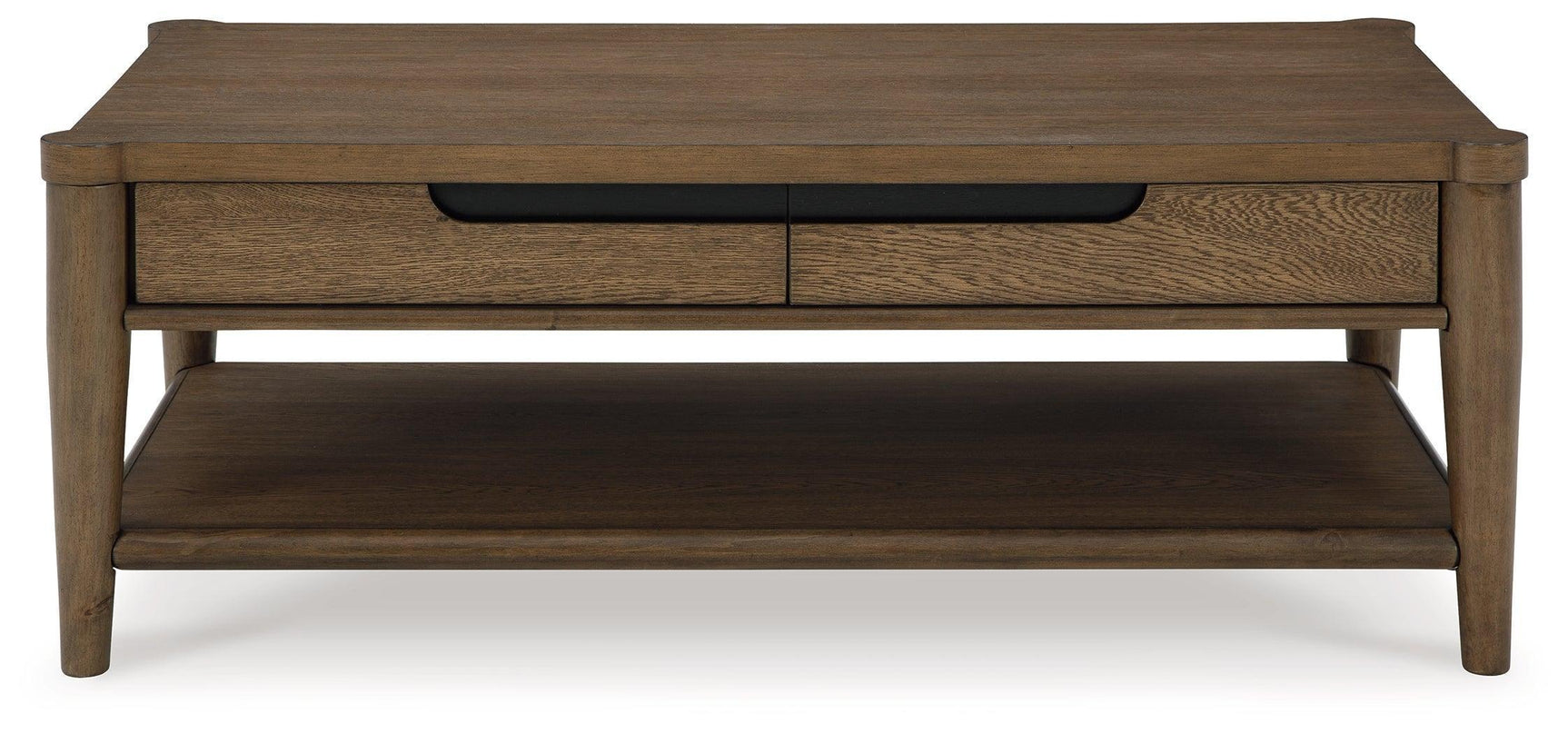 Roanhowe Brown Coffee Table With 2 End Tables