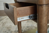 Roanhowe Brown Coffee Table With 2 End Tables