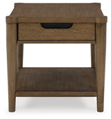 Roanhowe Brown Coffee Table With 2 End Tables