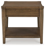 Roanhowe Brown Coffee Table With 2 End Tables