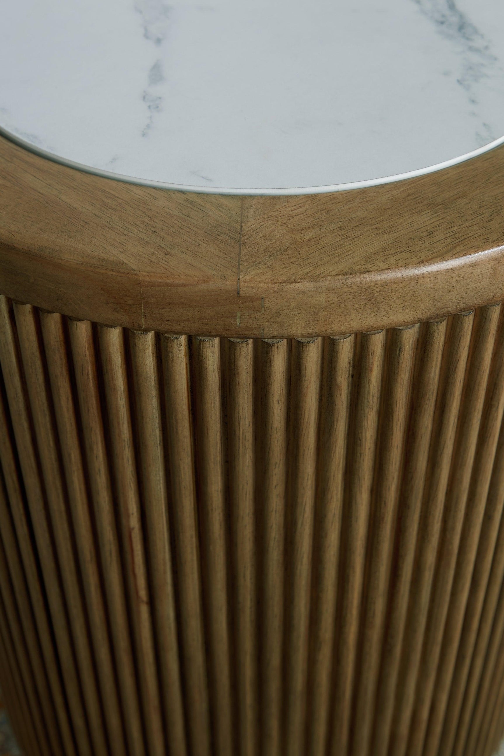 Camdill Light Brown/White End Table